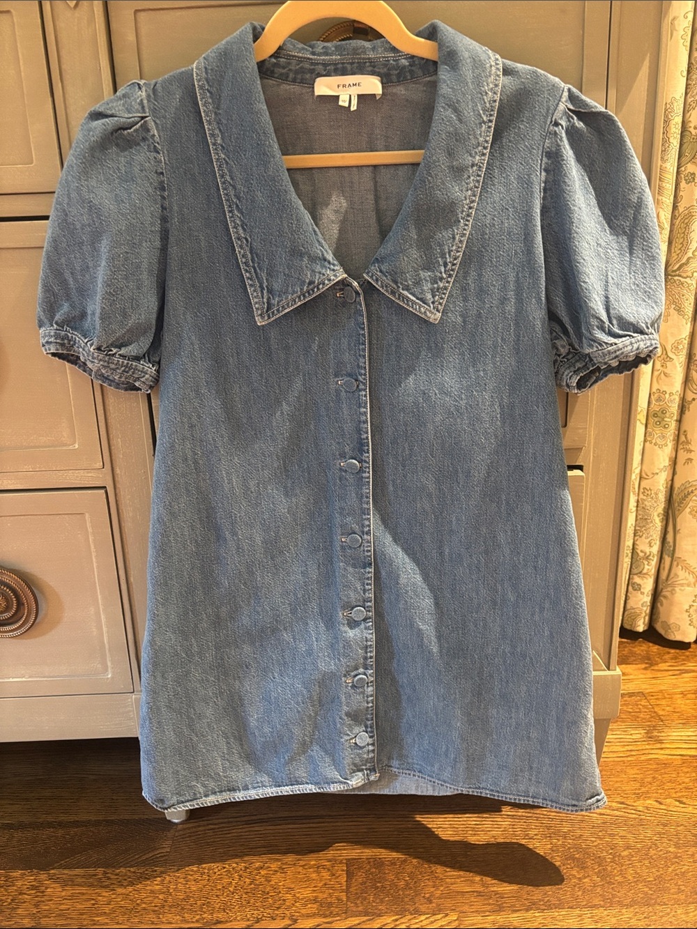 Frame Denim Sailor Mini Dress